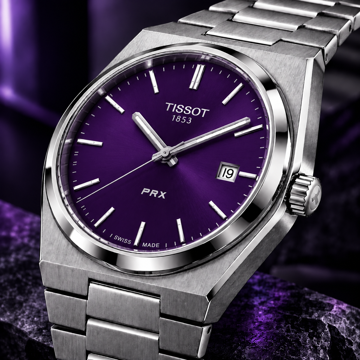 Tissot Men’s Luxury Watch – Stainless Steel Wristwatch