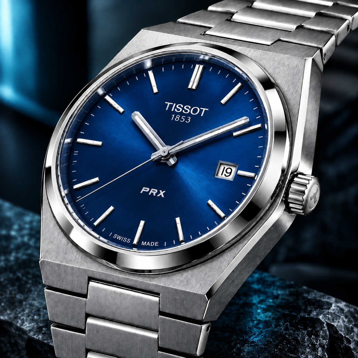 Tissot Men’s Luxury Watch – Stainless Steel Wristwatch