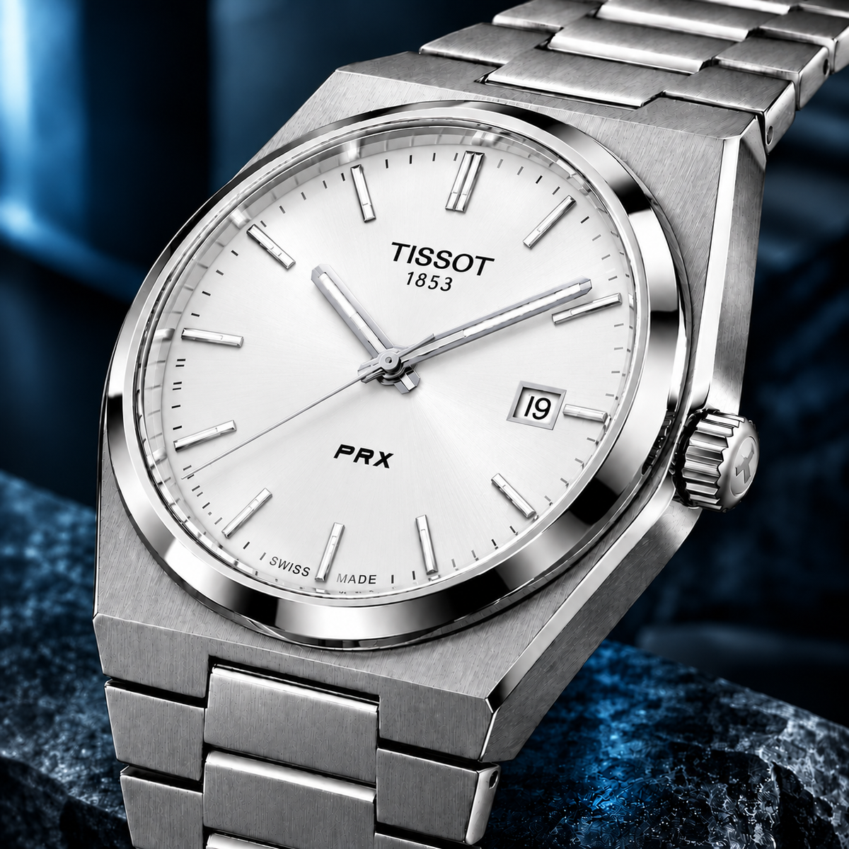 Tissot Men’s Luxury Watch – Stainless Steel Wristwatch