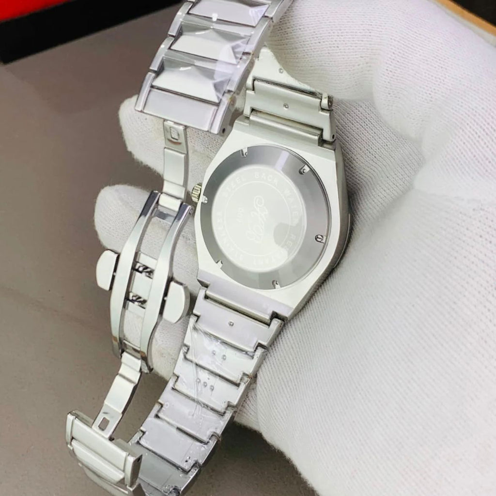 Luxury Chronograph Watch – Stainless Steel Wristwatch