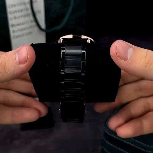 Curren Chronograph Men’s Watch – Black Dial & Black Metal Strap