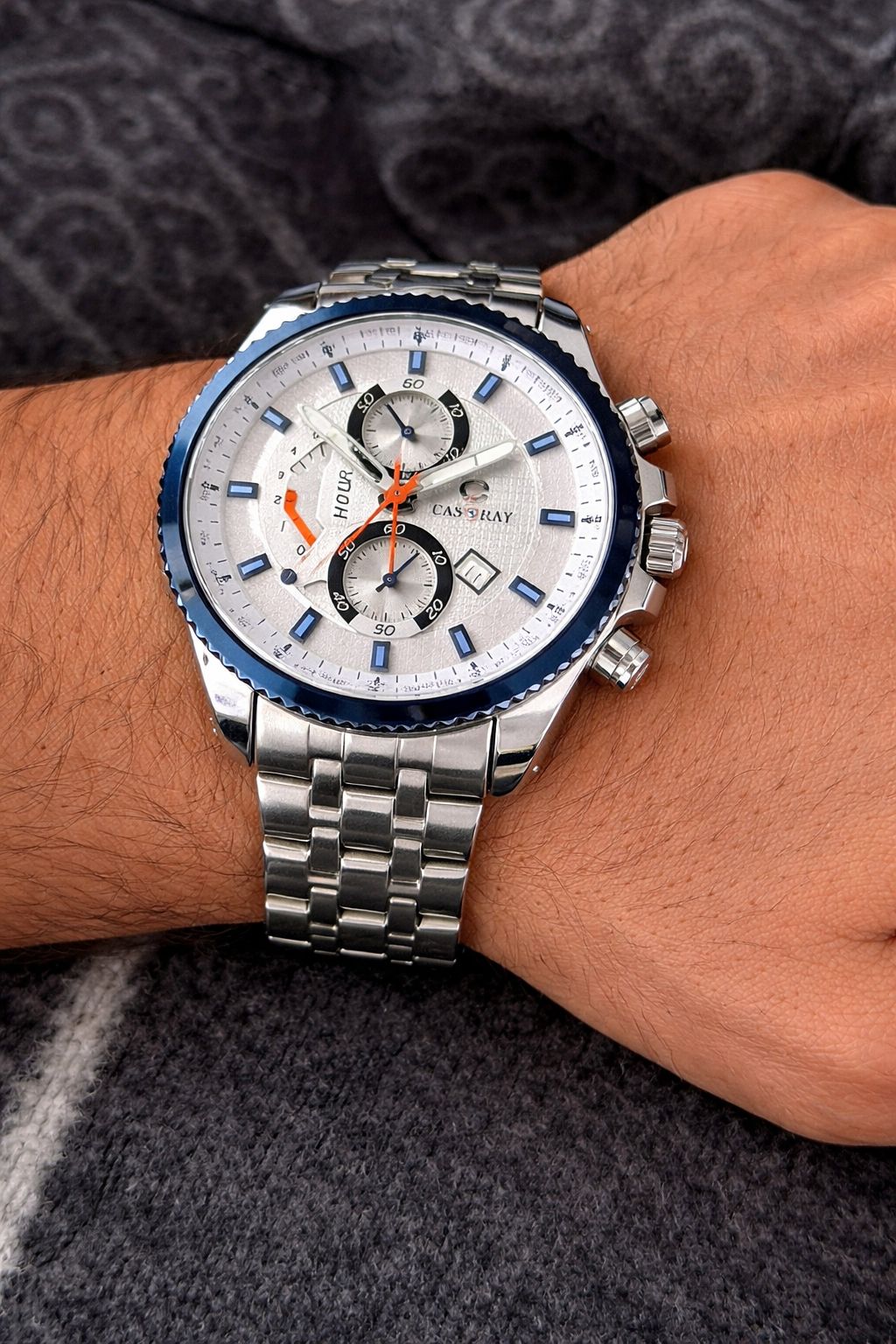 Men’s Luxury Watch – Stainless Steel Wristwatch